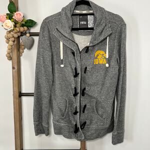 Renu‎ Iowa Hawkeyes Nantucket Toggle Zip Full Zip Jacket Size Large